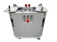 TWO COVER AIRBAG TYPE SOLE ATTACHING MACHINE